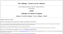Desktop Screenshot of anhaenger-heck.de